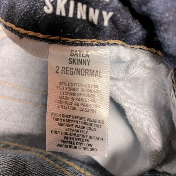 AEROPOSTALE BAYLA SKINNY JEANS SIZE 2 REGULAR LIKE NEW - Picture 6 of 6